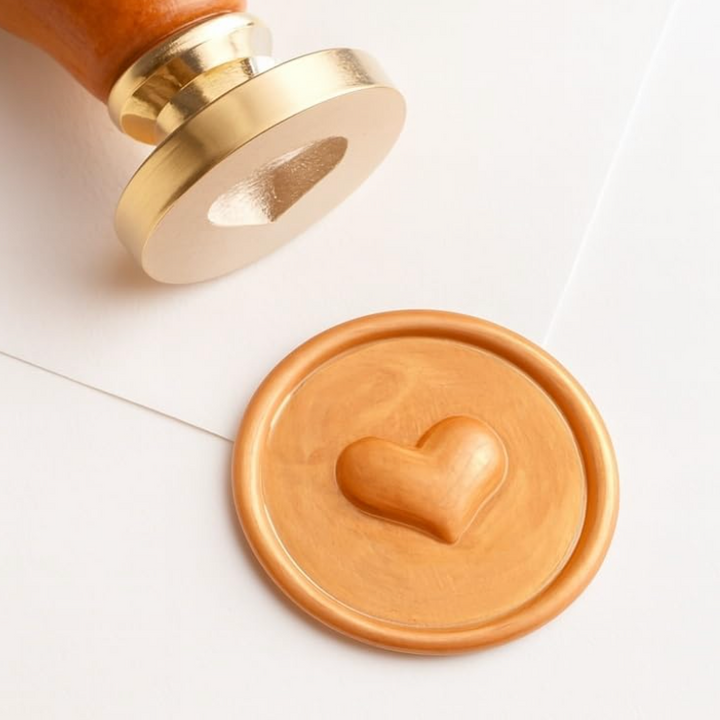 Wax Seal Stamp - 3D Simple Heart