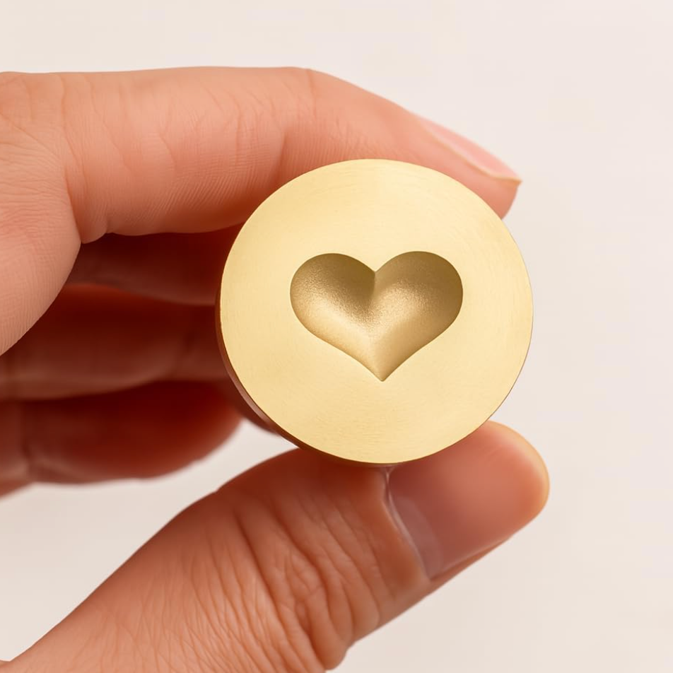 Wax Seal Stamp - 3D Simple Heart