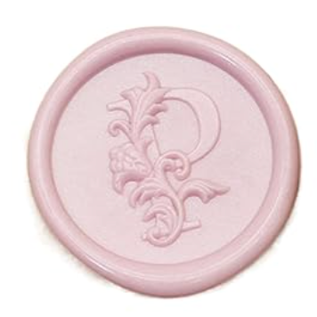 Wax Seal Stamp - Floral Round Alphabet (A-Z)