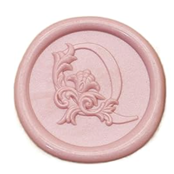 Wax Seal Stamp - Floral Round Alphabet (A-Z)