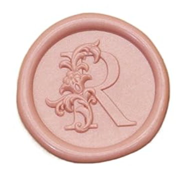 Wax Seal Stamp - Floral Round Alphabet (A-Z)