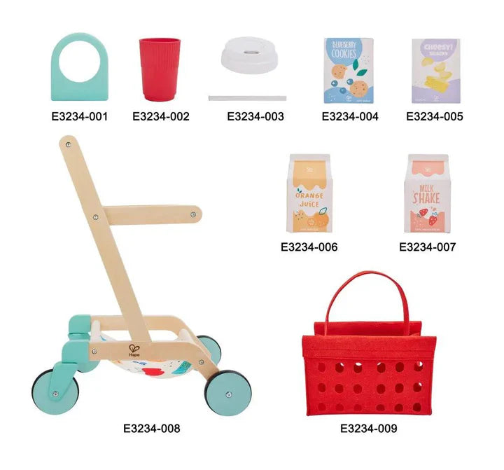 Wooden Shopping Cart