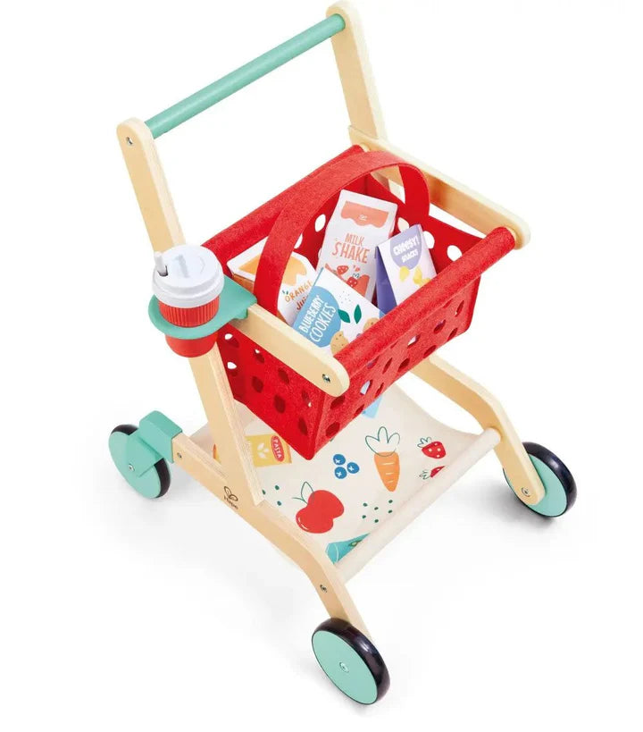 Wooden Shopping Cart