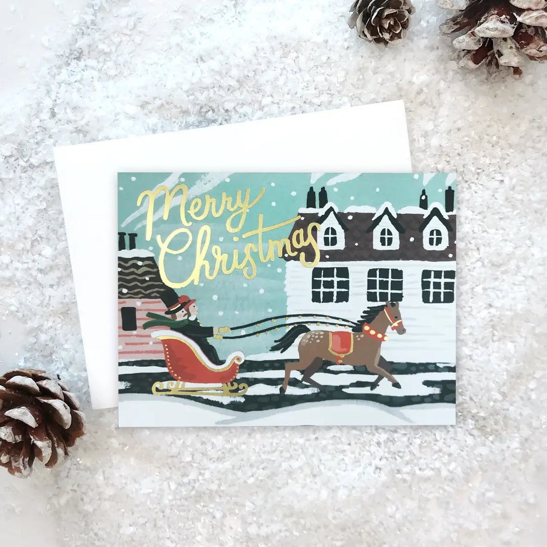 Sleigh Ride Christmas Card