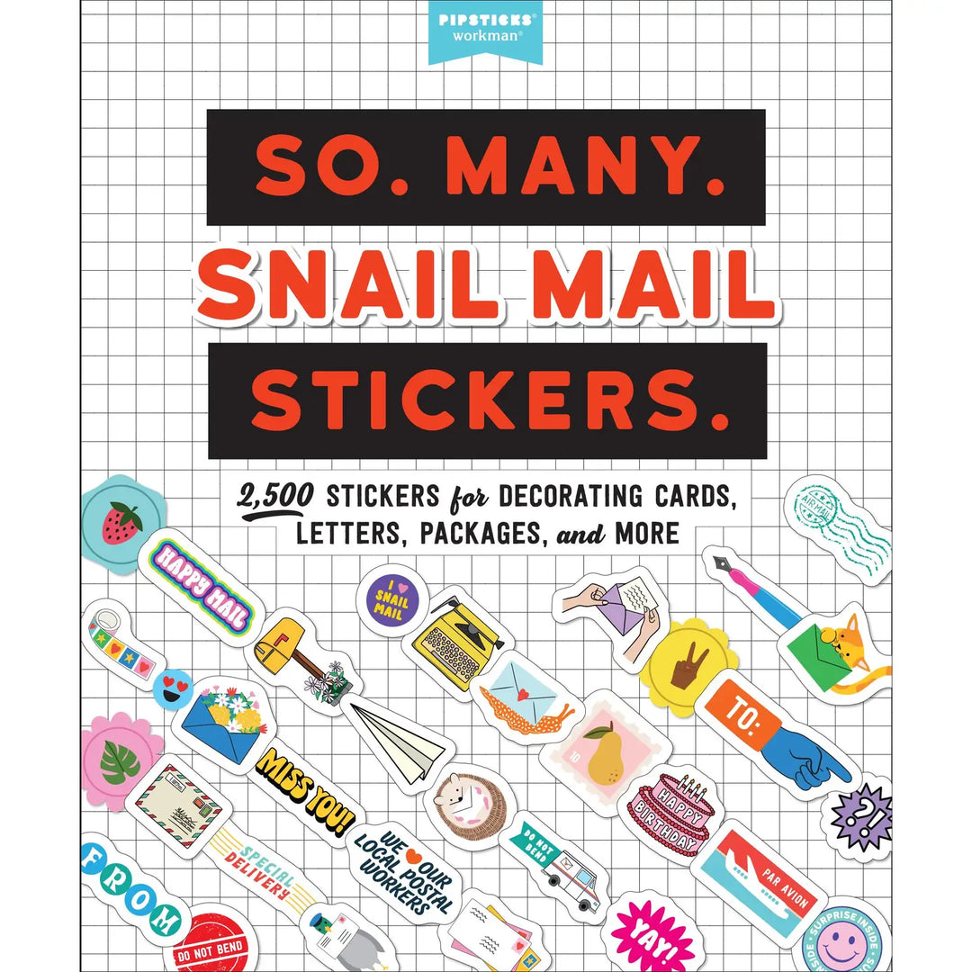 So. Many. Snail Mail Stickers.