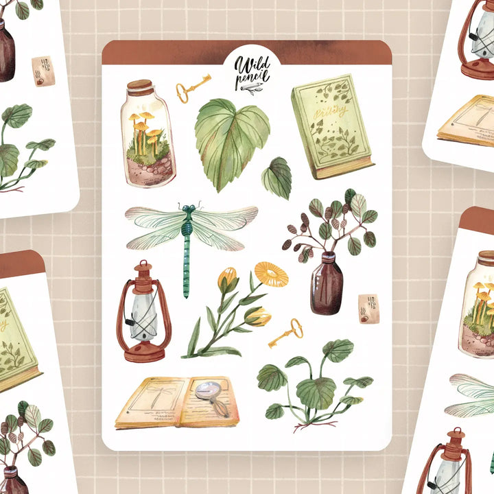 Sticker Sheet — Botanica