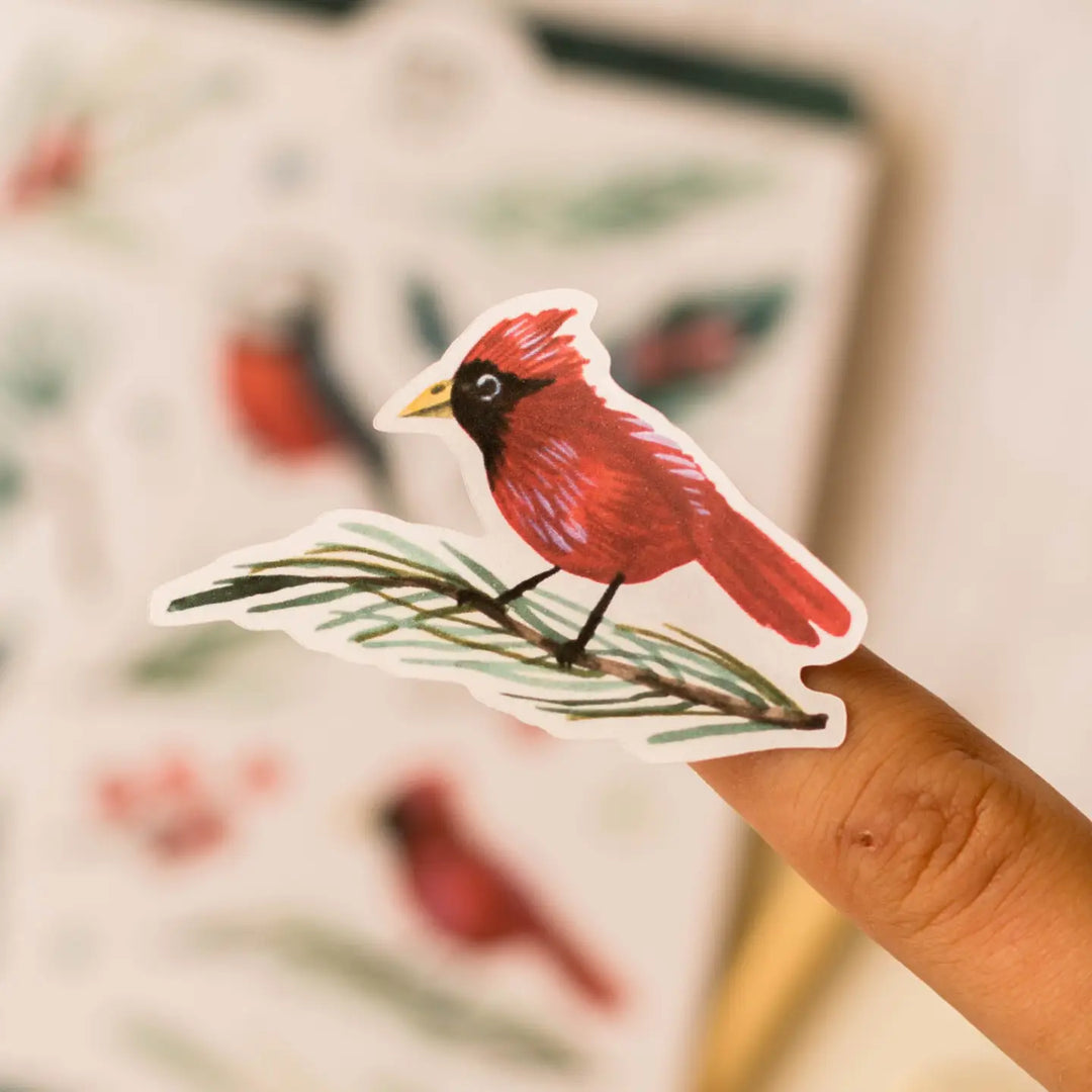 Sticker Sheet — Christmas Flora