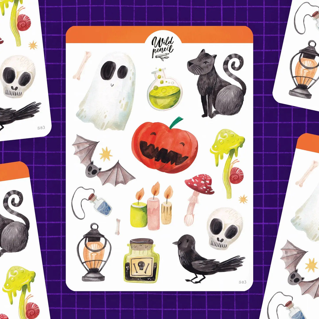 Sticker Sheet — Halloween