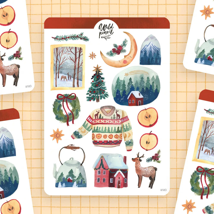 Sticker Sheet — Home For Christmas