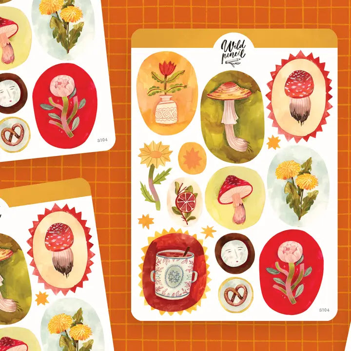 Sticker Sheet — Little Paintings