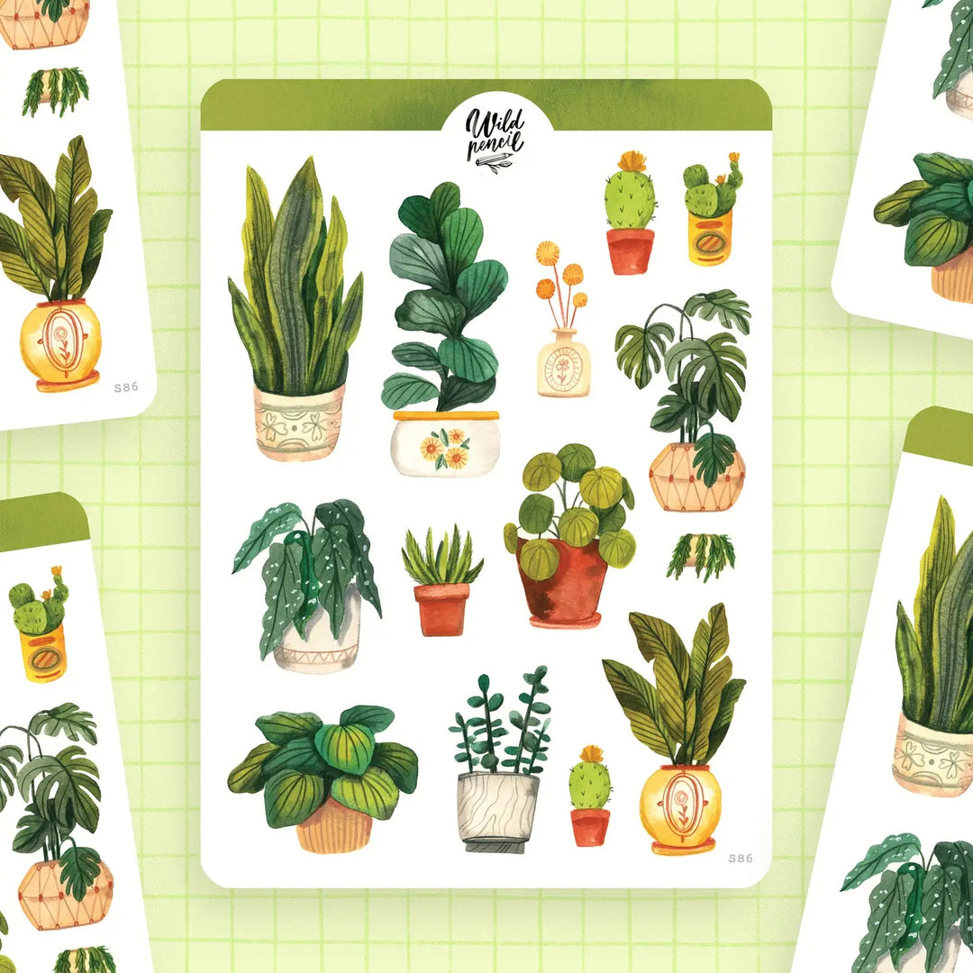 Sticker Sheet — Plants