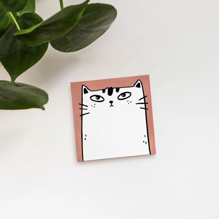 Sticky Note - Meow Portrait