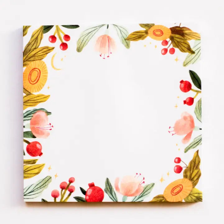 Sticky Notes — Cheery Flowers