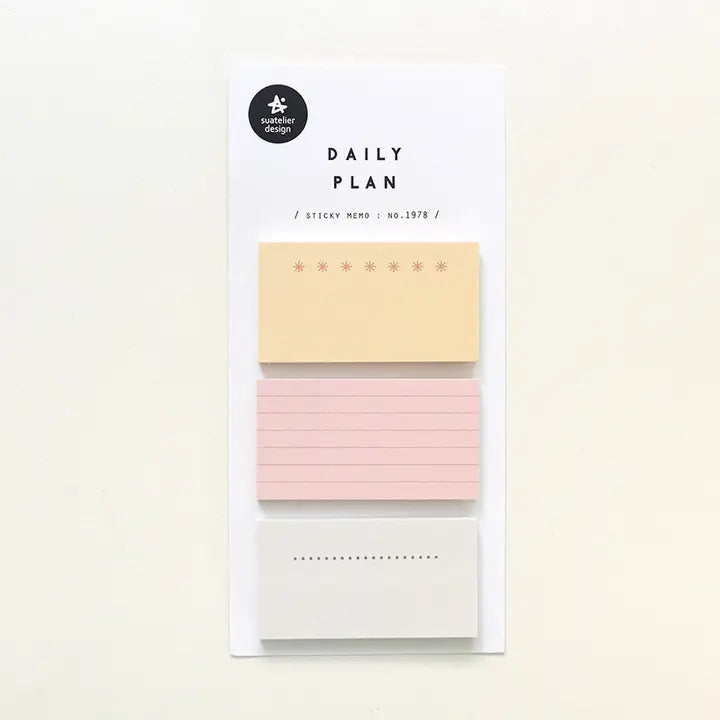 Daily Plan.64 Sticky Memo