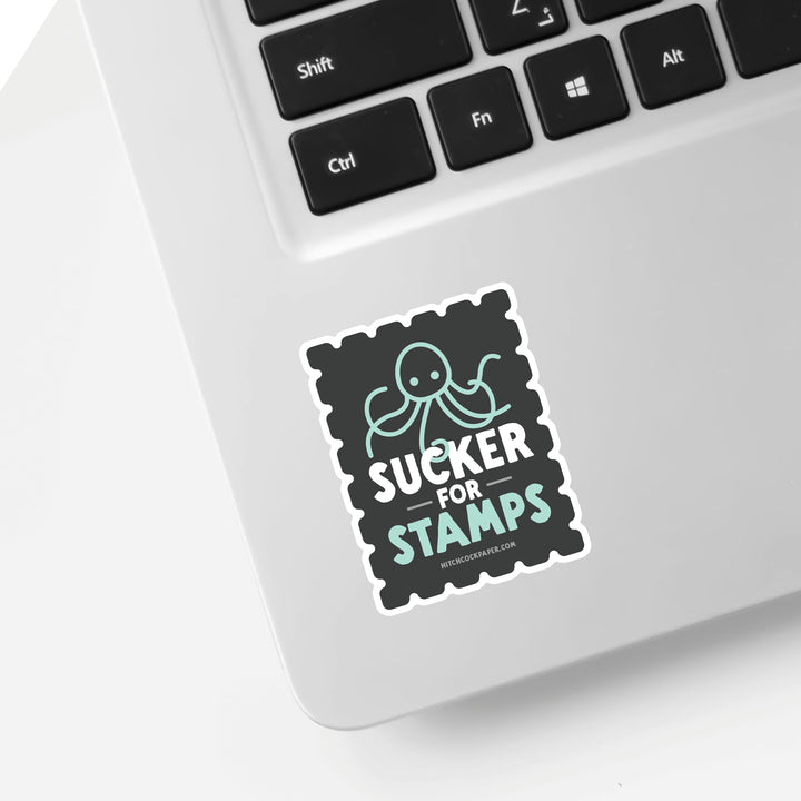 Sucker for Stamps Sticker