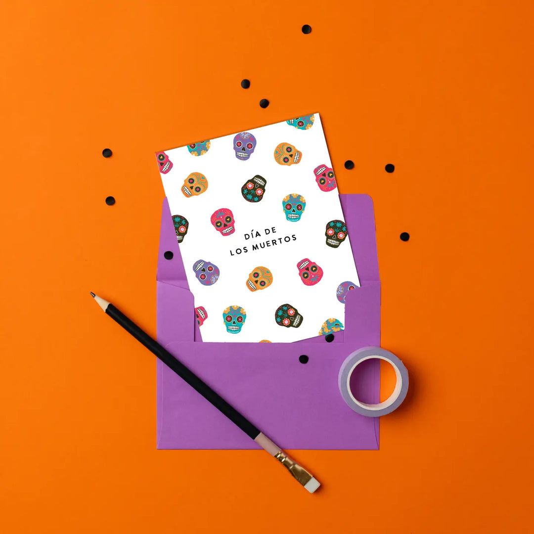 Sugar Skulls Card