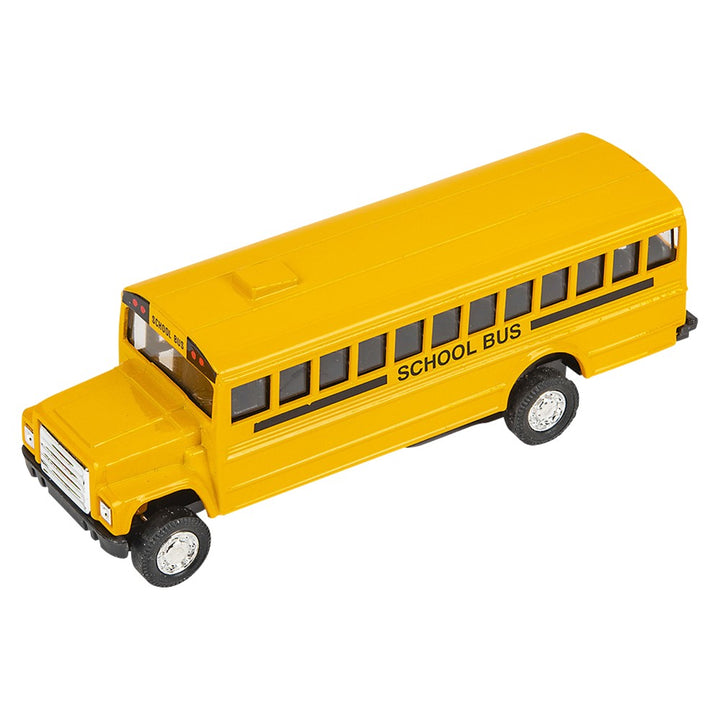 Die-Cast Pull Back School Bus (5")