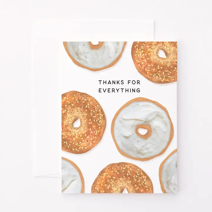 Thanks For Everything Bagel Card