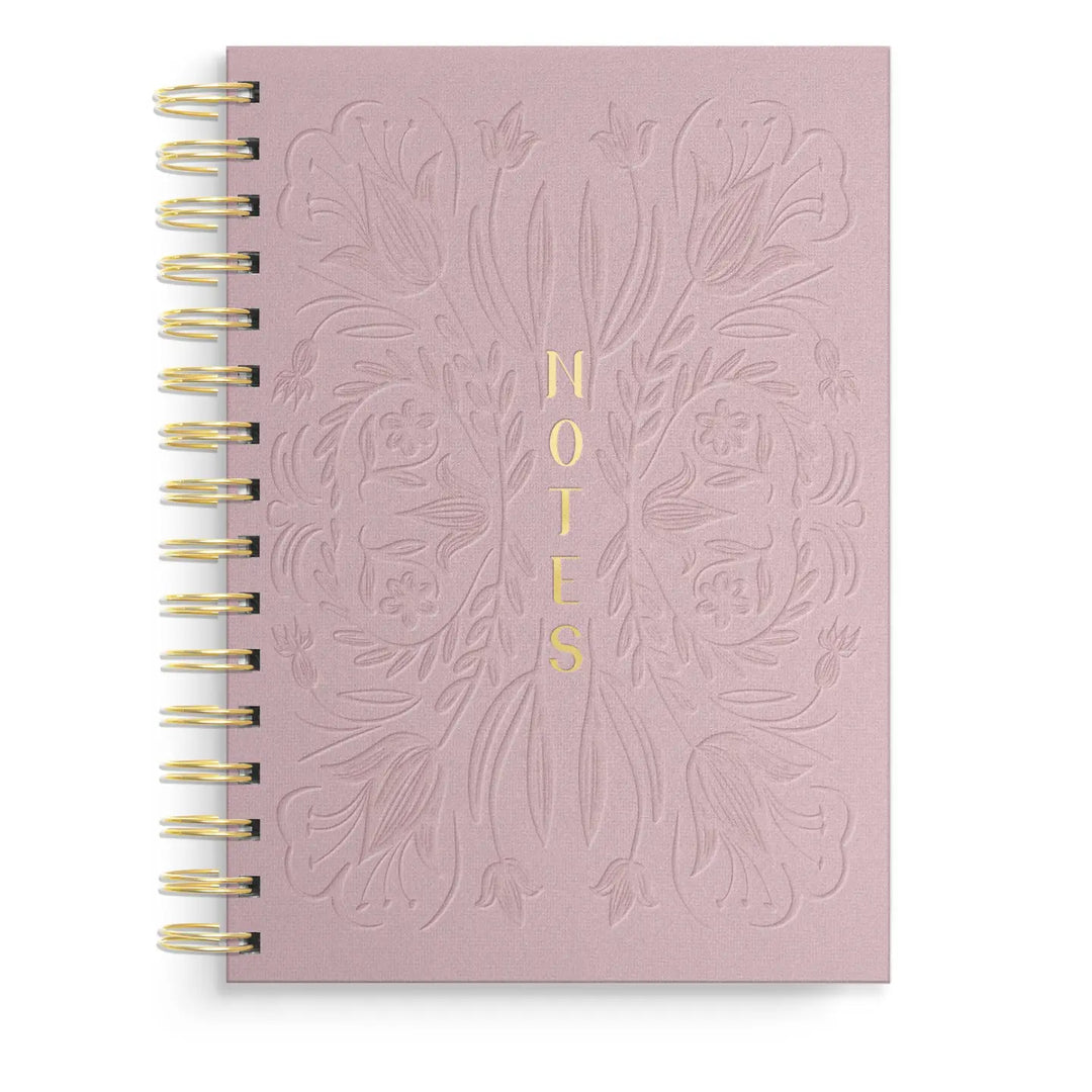 Tulip Blind Embossed Spiral Notebook