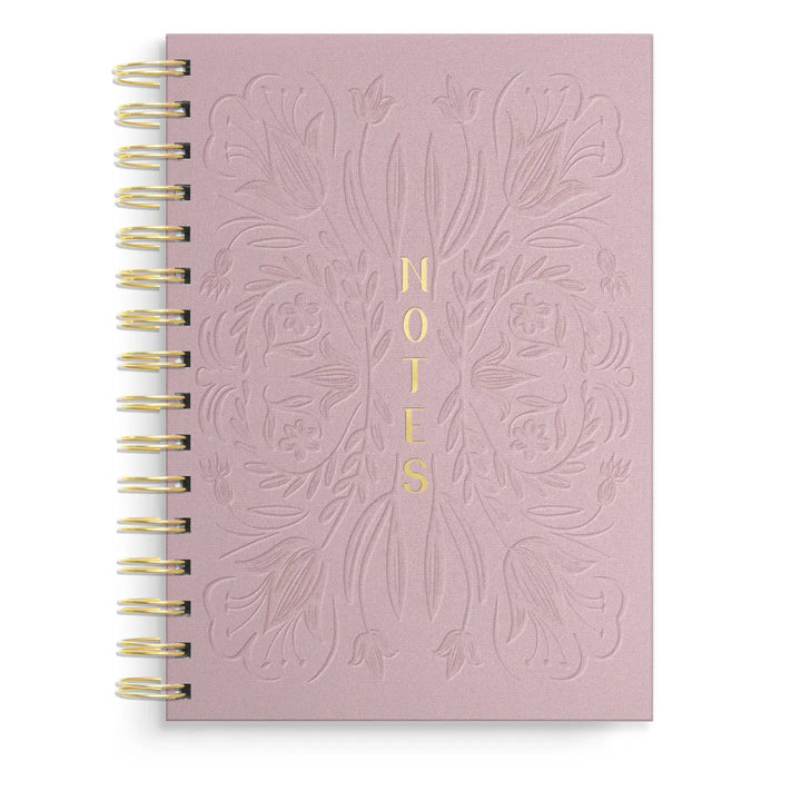 Tulip Blind Embossed Spiral Notebook