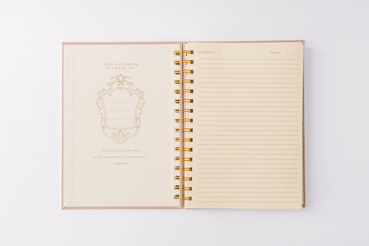 Tulip Blind Embossed Spiral Notebook