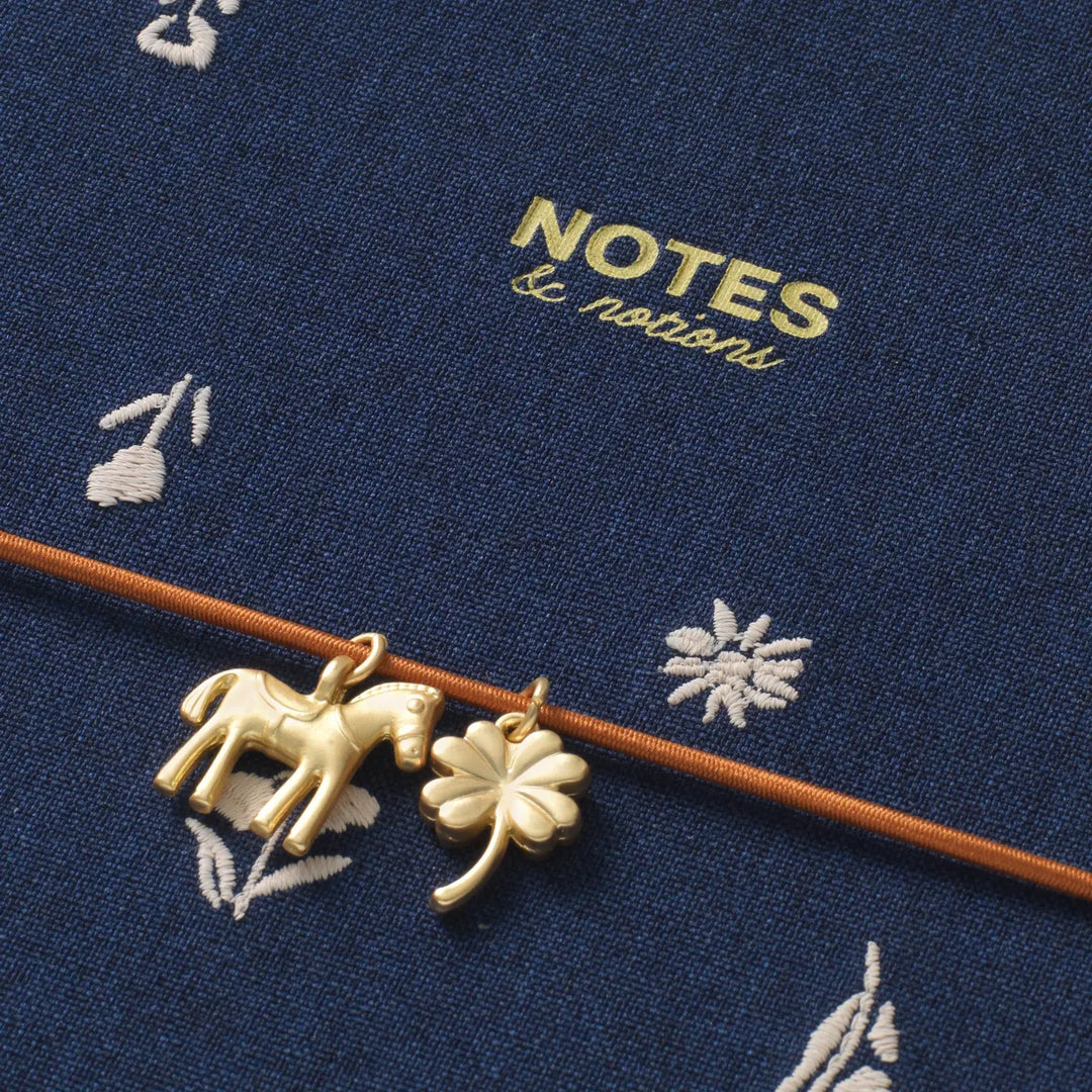 Softcover Fabric Notebook - Twilight Blooms