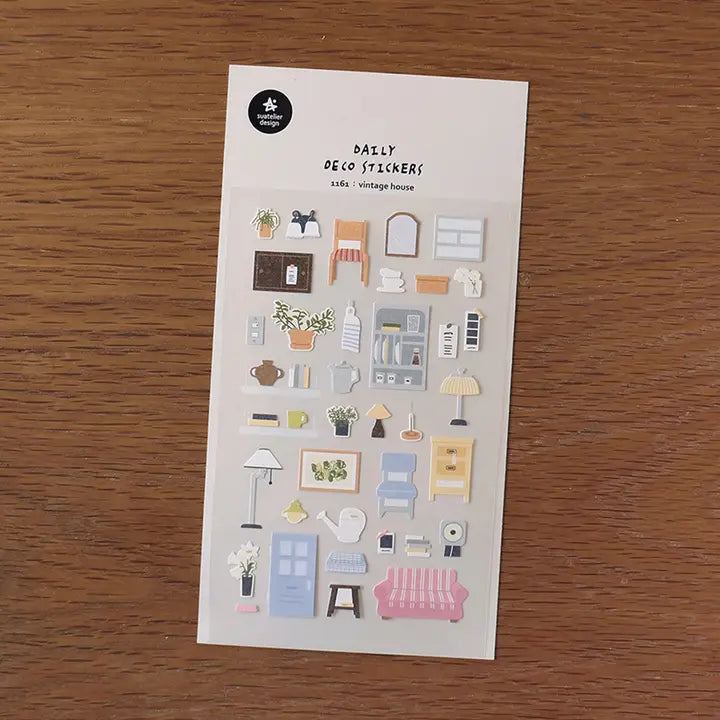 Sticker Sheet - Vintage House