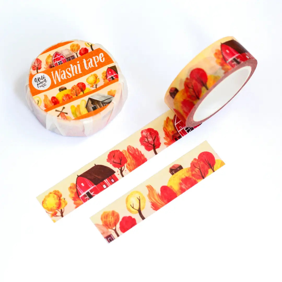 Washi Tape - Autumn Landscape