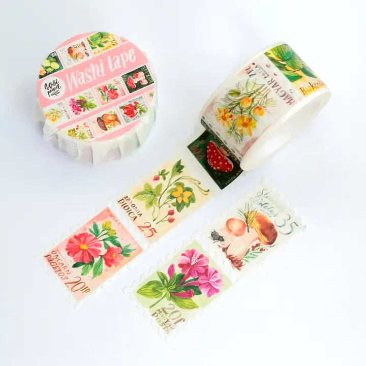 Washi Tape — Botanical Stamps