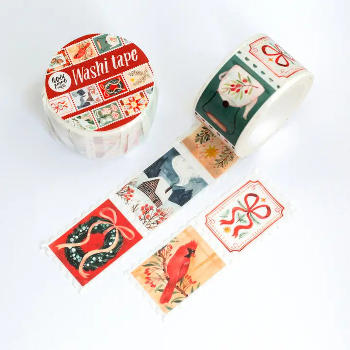 Washi Tape — Christmas Stamps