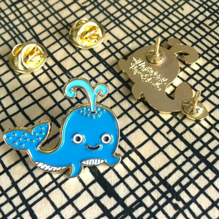Whale Enamel Pin