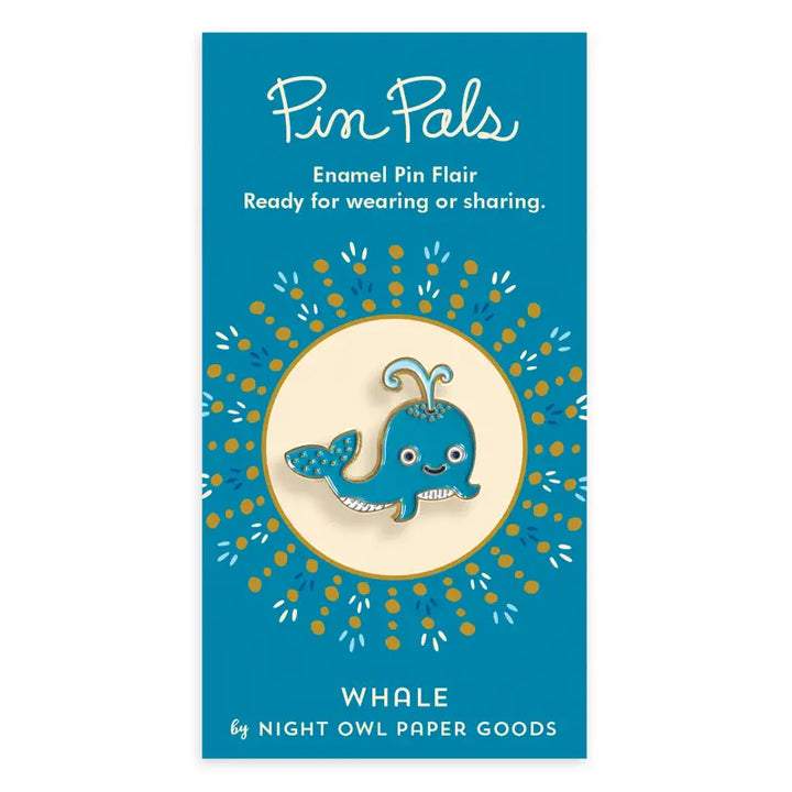 Whale Enamel Pin