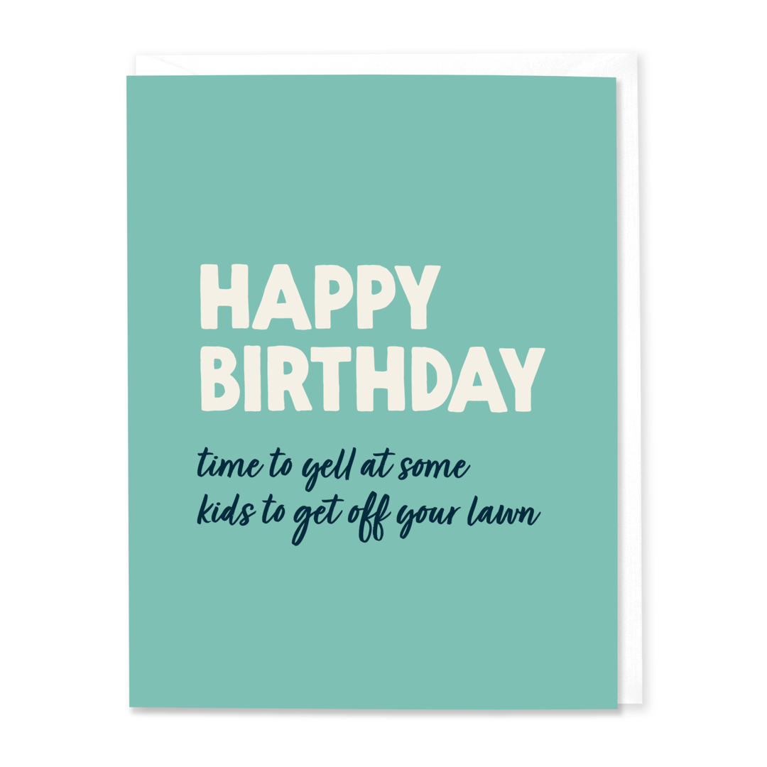 Get Off Your Lawn Birthday (Set of 8)