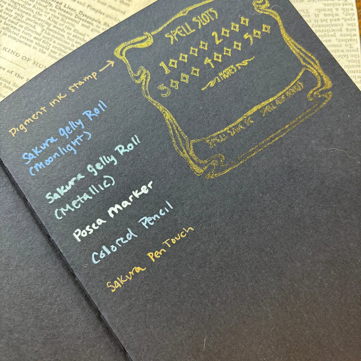 The Oracle - B6 Black Paper Notebook