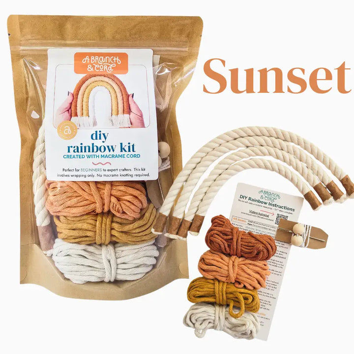 DIY Macrame Rainbow Kits