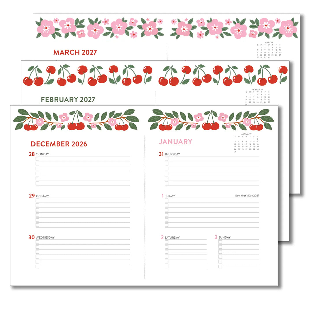 2027 Fruits High Note Softcover Planner