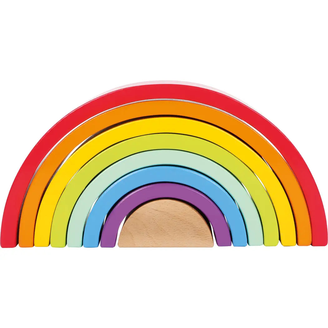 Large Rainbow Building Block Playset