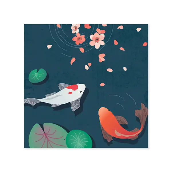Koi Treasures Pop-Up Greeting Card