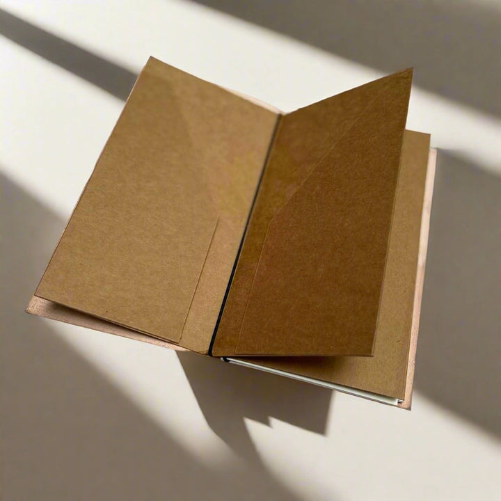 Debossed Refillable Leather Traveler's Notebooks