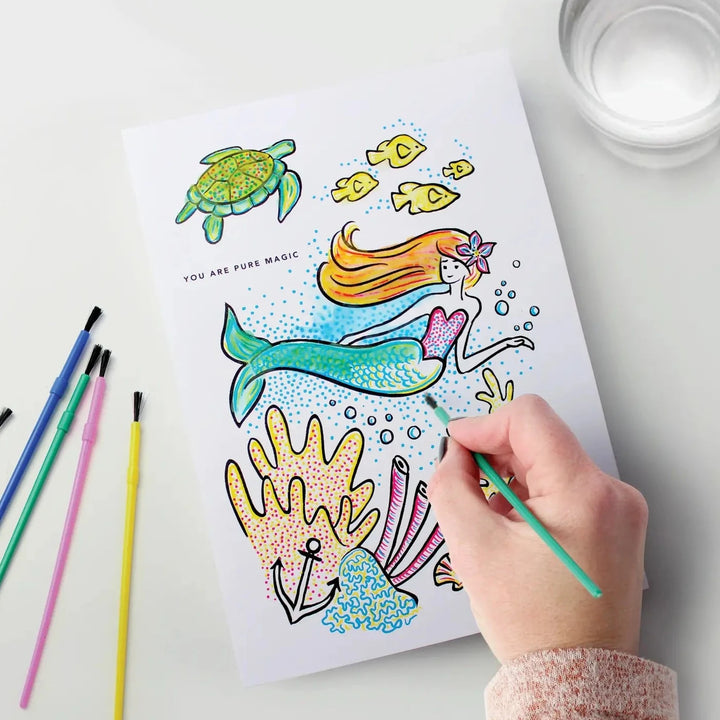 Paint with Water Mermaid Birthday Card