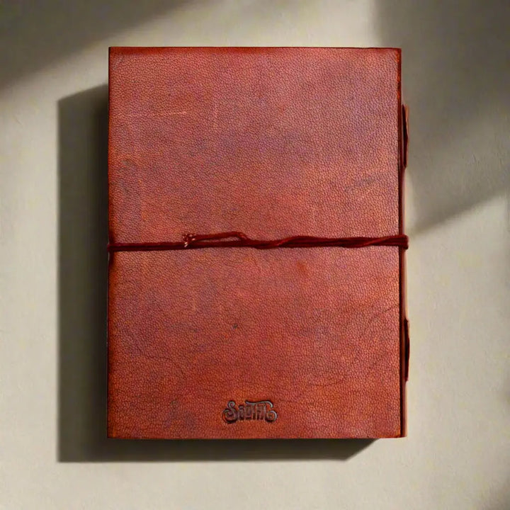 "No Limit To How Radiant" Leather Journal