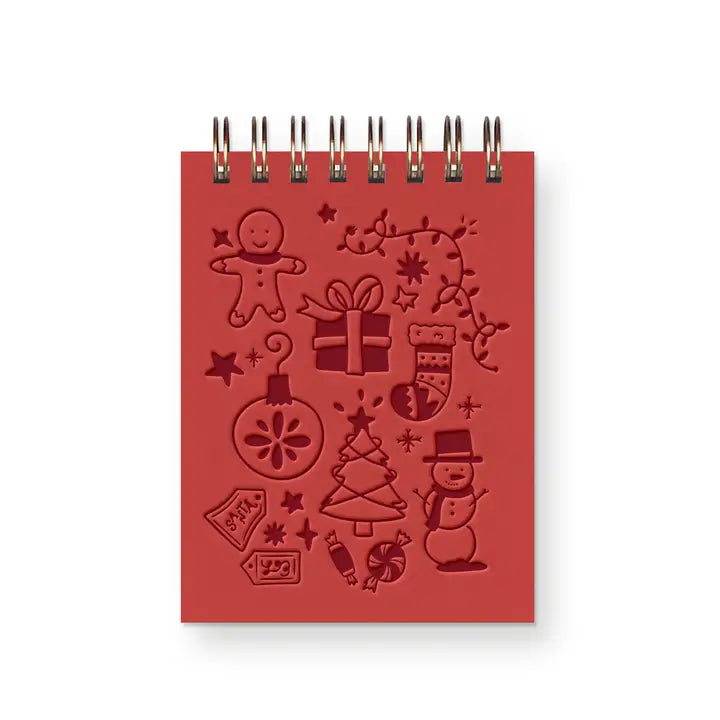 Christmas Doodle Mini Jotter Notebook