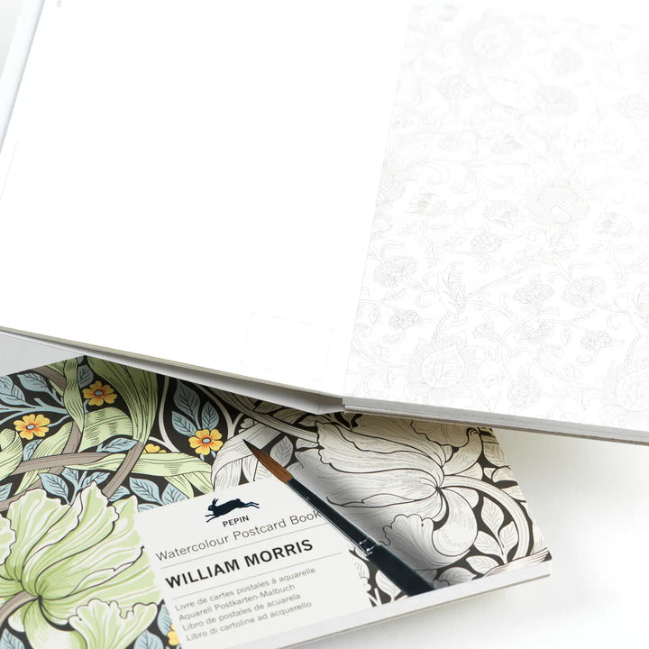 William Morris Watercolour Postcard Book