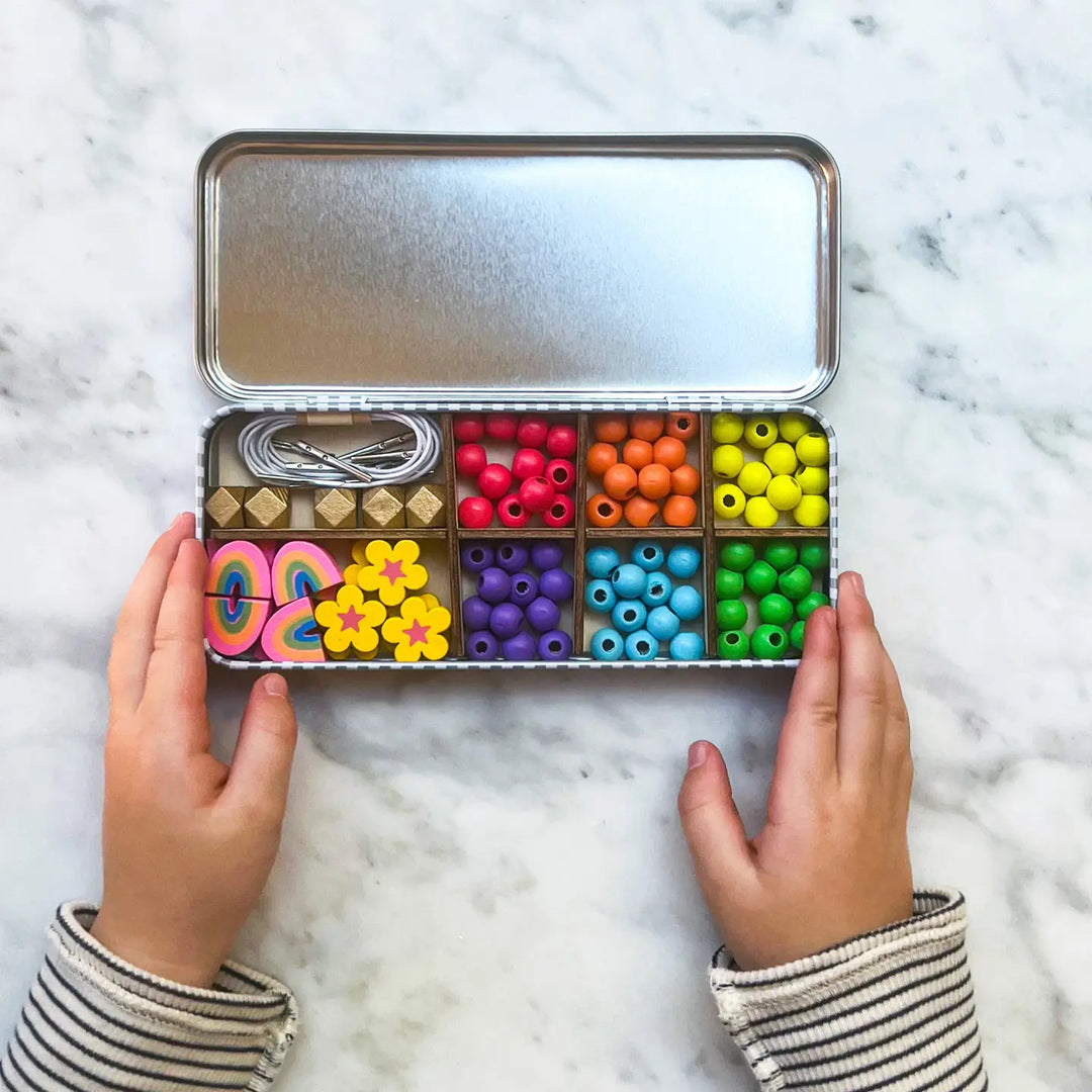 Rainbow & Flower Bracelet Beading Kit