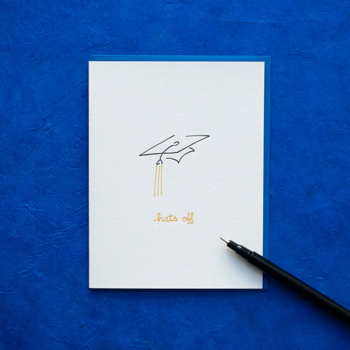 Hats Off Graduation Card