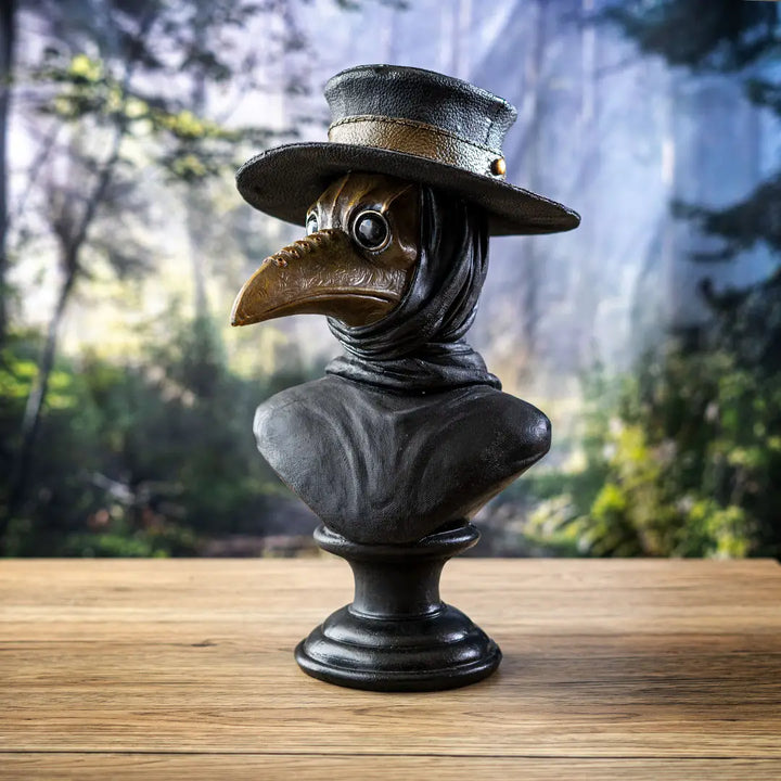 Crow Plaque Bust