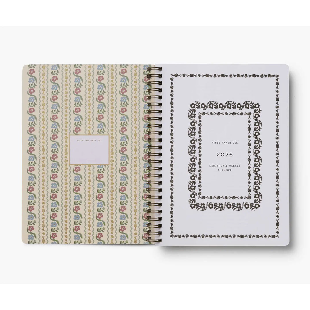 Dahlia 12-Month Softcover Spiral Planner (Jan-Dec 2026)