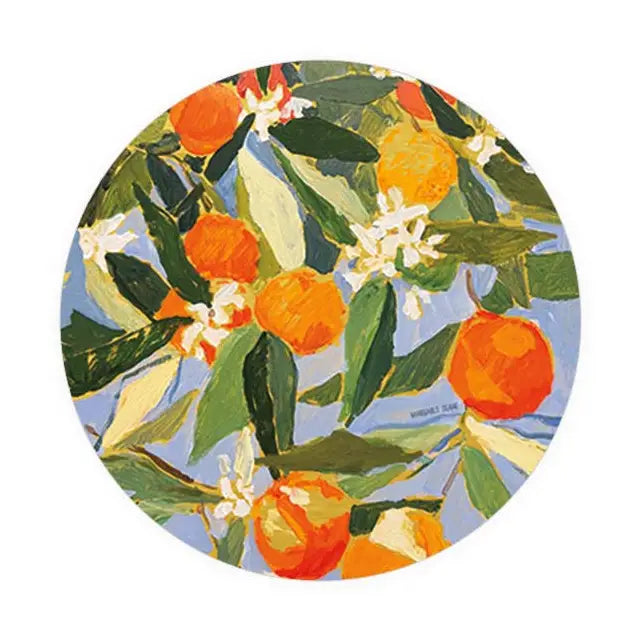 Sunny Orange Seedlings Coaster