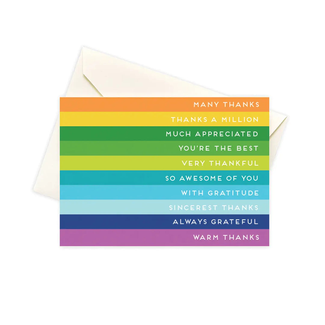 Stripes Boxed Thank You Notes (Set of 10)