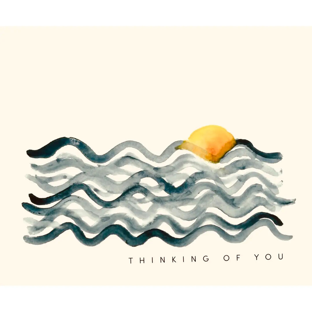 Thinking of You Ocean Sunset Card